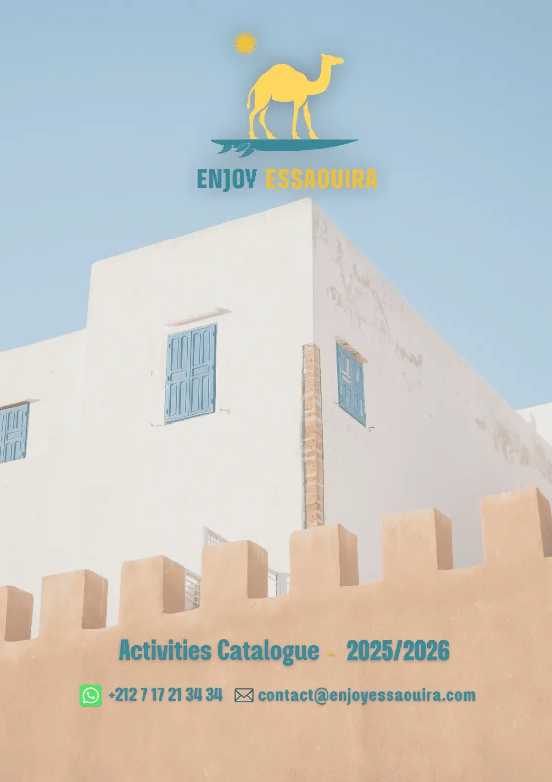 Cover of the English catalogue Enjoy Essaouira